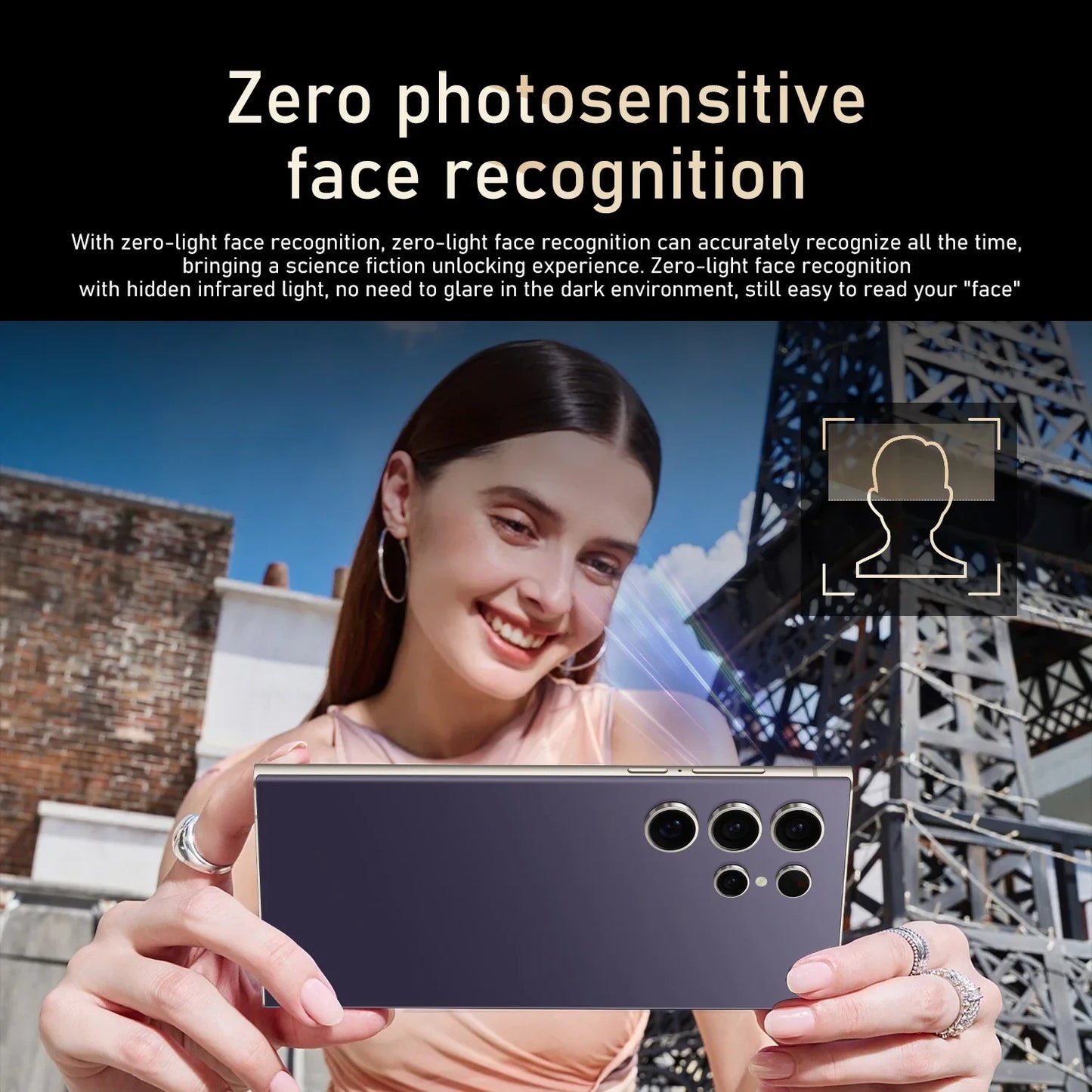 S25 Pro Android Smartphone – 6.8" Display, 8GB RAM + 256GB ROM, Dual SIM, 24MP+48MP Camera, 6000mAh Battery, Google Play Support