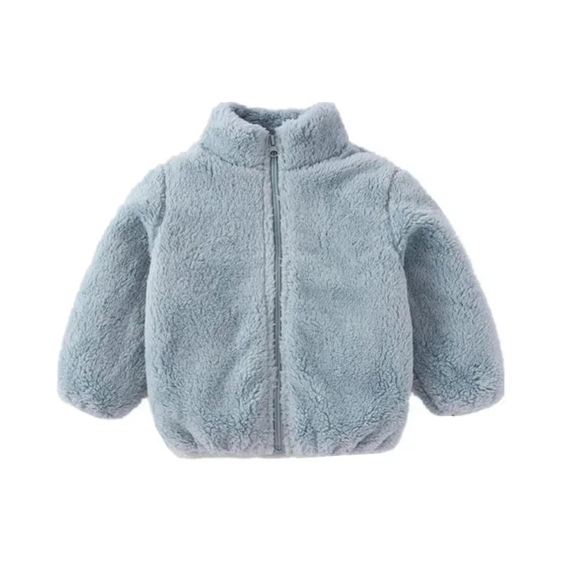 Kids Winter Coats 2024 - New Warm Fleece Jacket for Boys & Girls, Autumn & Spring Outerwear for Children
