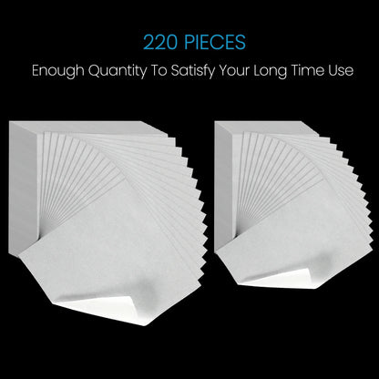 220 Sheets Diamond Painting Paper – Double-Sided Non-Stick Cover Replacement for 5D Diamond Painting Accessories