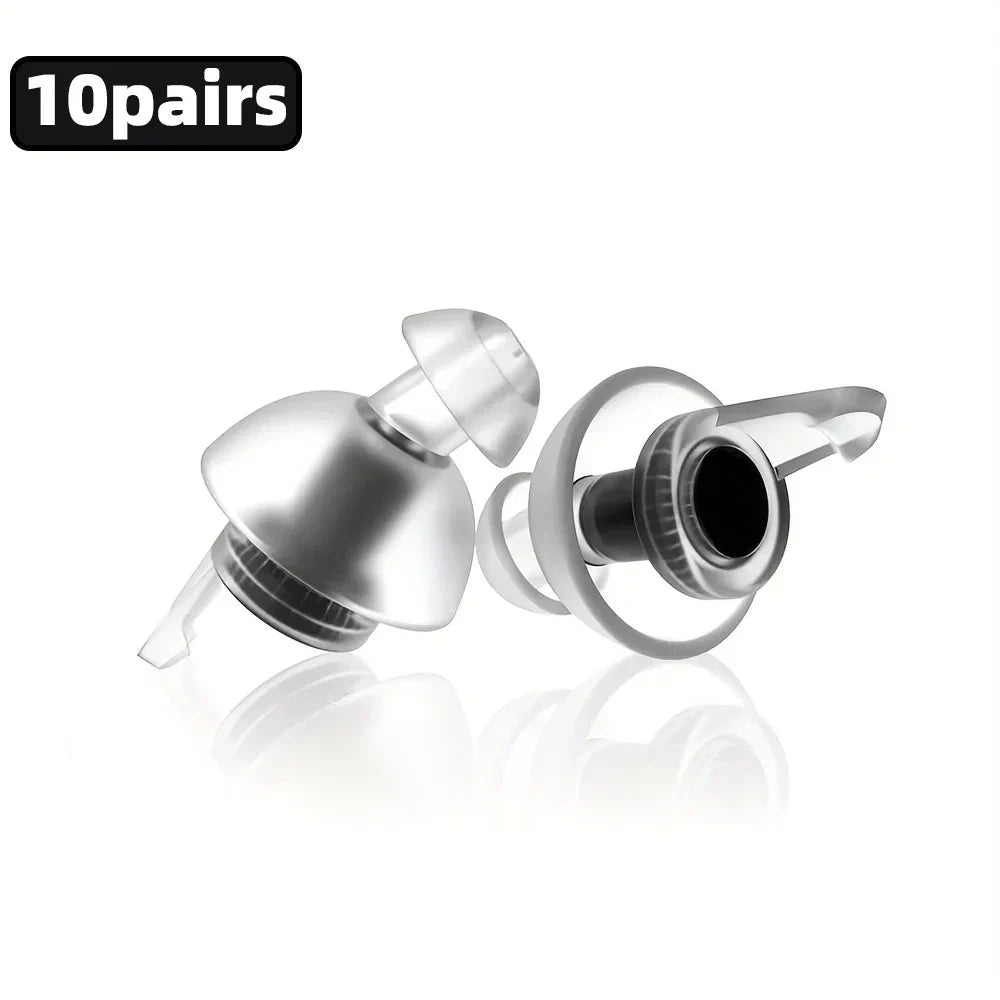 High Fidelity Concert Earplugs - Reusable Hypoallergenic Hearing Protection for Musicians & Events