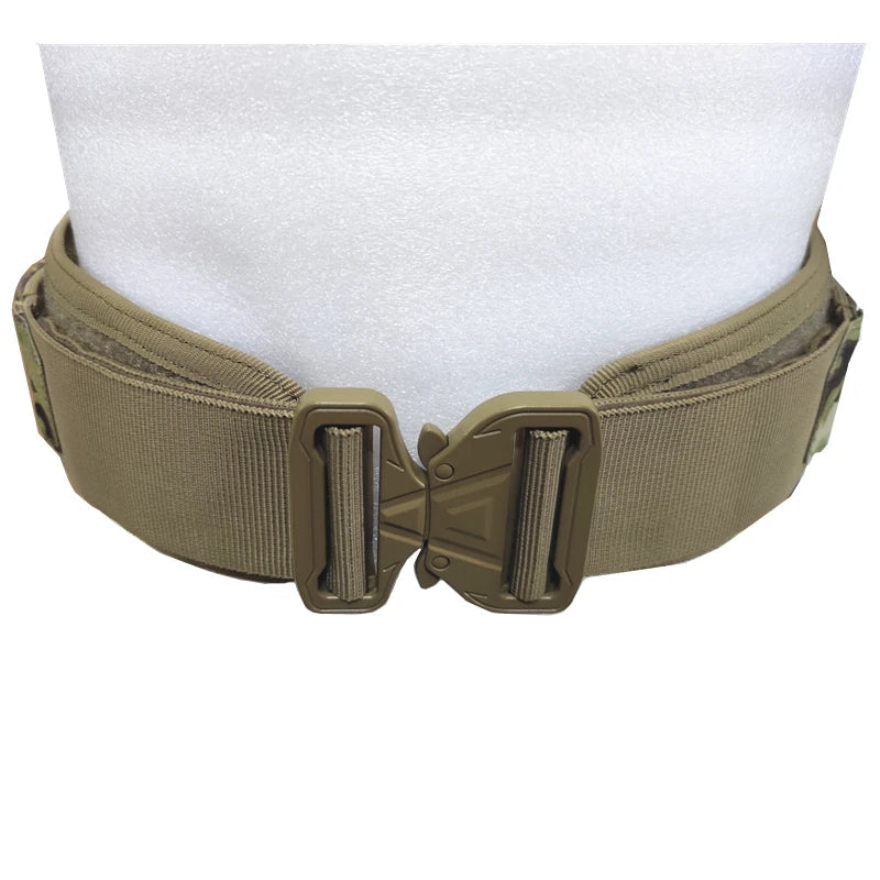YAKEDA Battle Molle Riggers Belt – Heavy-Duty 3-in-1 Tactical Duty Belt with Anti-Slip Pad & Inner Belt