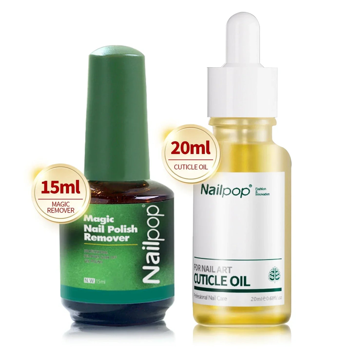 Nailpop Nail Dehydrator & Primer — Acid-Free Natural Nail Prep for Acrylic & UV Gel, Fast Dry Superior Bonding Set