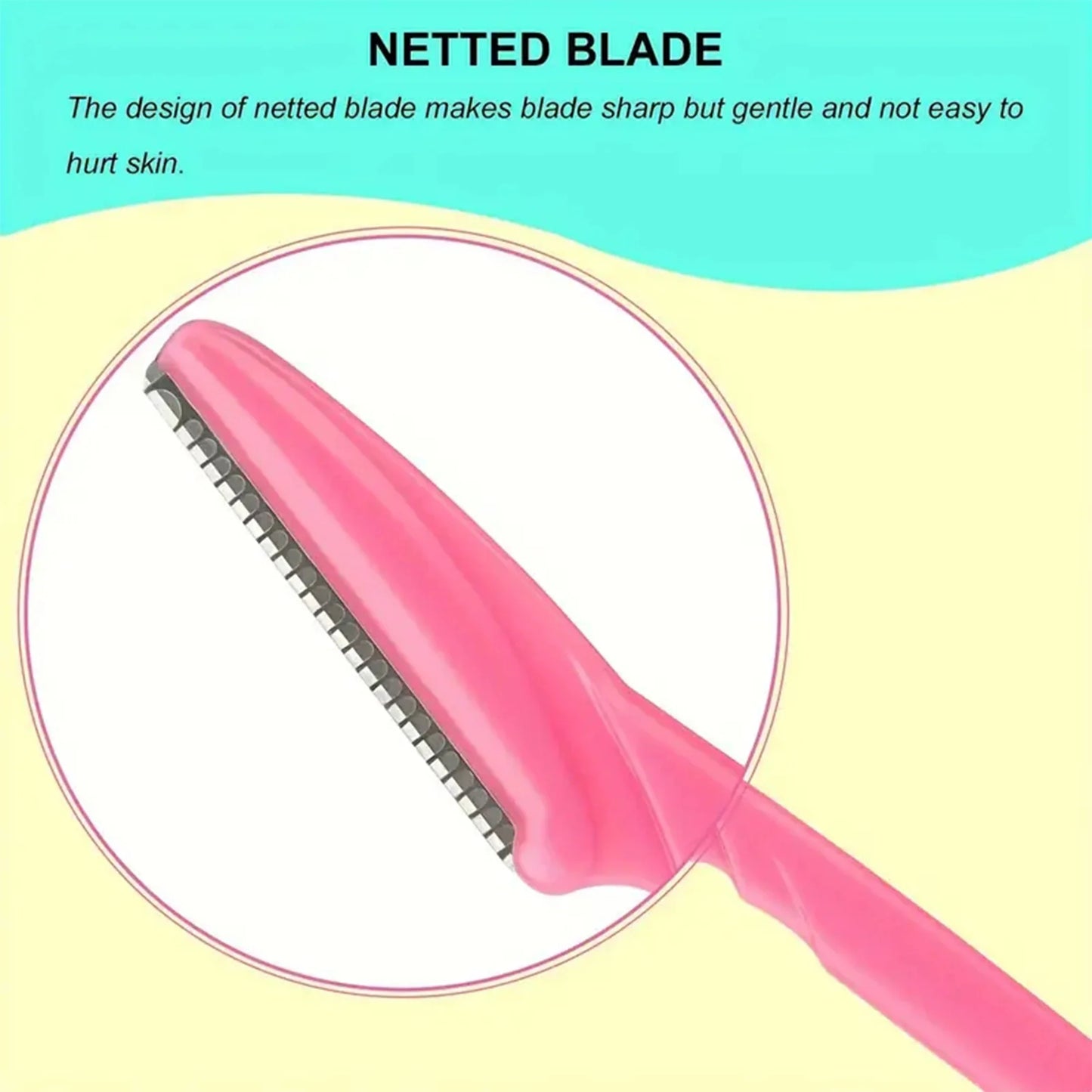 5/10/30/40pcs Eyebrow & Face Razor Set for Women and Men – Safe Hair Trimmer with Protective Cover