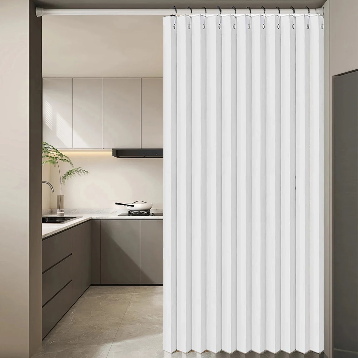 Extra Large Blackout Waterproof Curtain – Thermal Insulated Sliding Door & Shower Drapes for Living Room & Bedroom