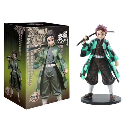 Anime Demon Slayer Kimetsu no Yaiba Figures – Kamado Tanjirou, Agatsuma Zenitsu & Nezuko PVC Action Models