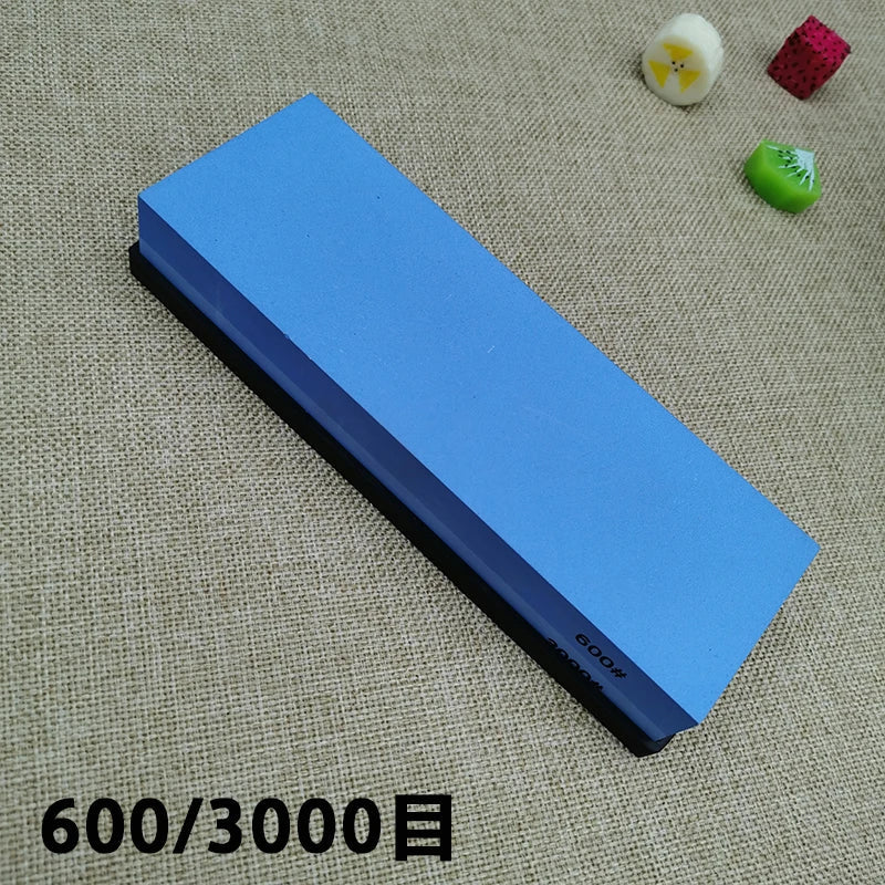Professional Double-Sided Whetstone Knife Sharpener – Kitchen Sharpening Stone 240/600/1000/3000 Grit