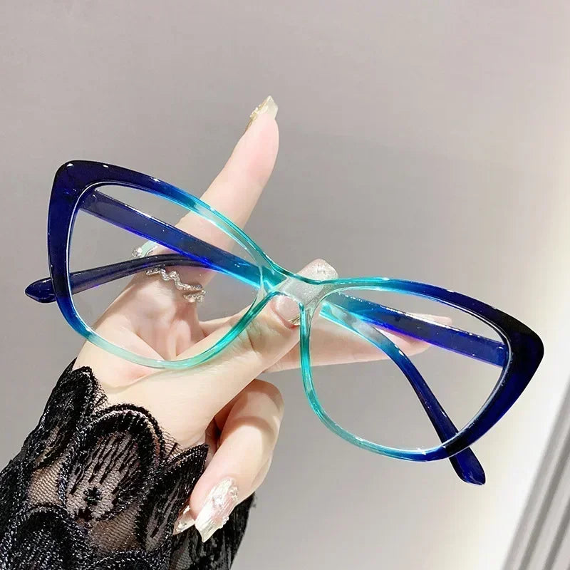 Fashion Cat Eye Reading Glasses – Luxury Anti-Blue Light Eyewear for Women & Men with Presbyopia