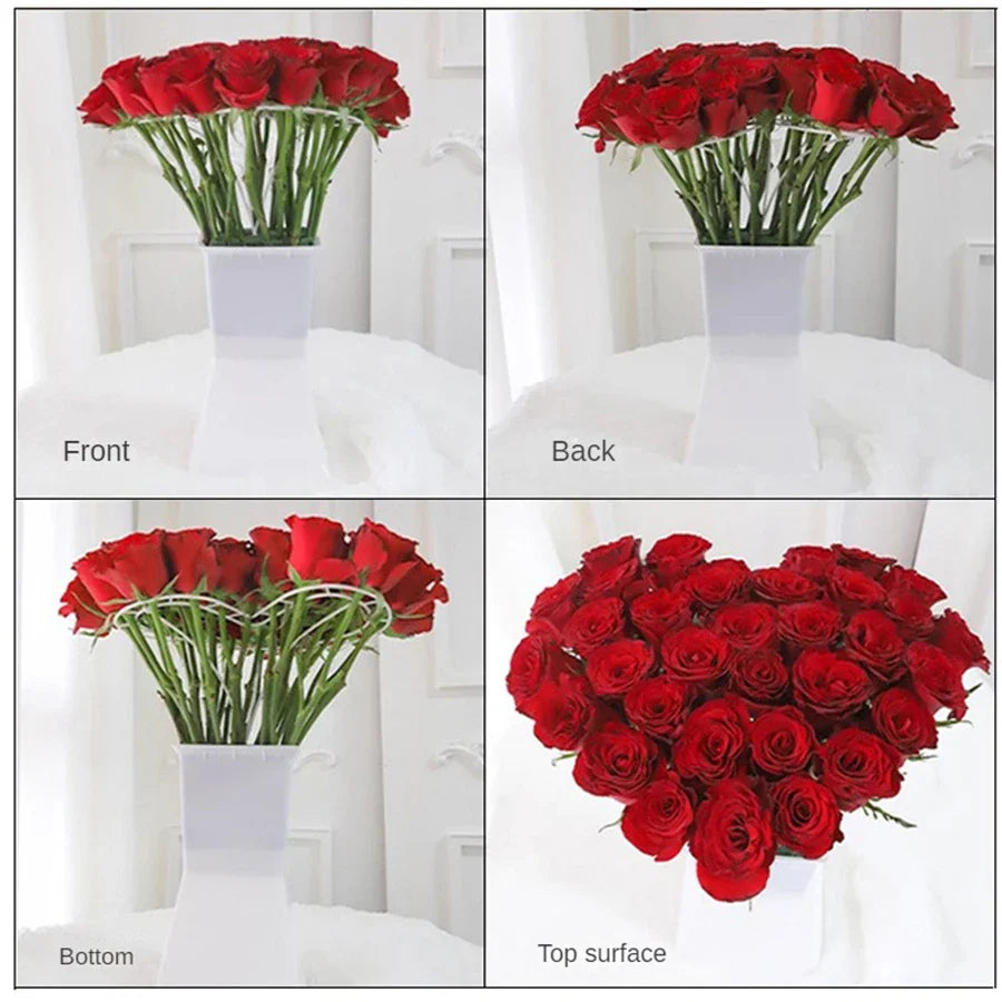 9PCS Flower Arrangement Holder Set — DIY Vase & Bouquet Packaging Accessories for Love Flower Crafts