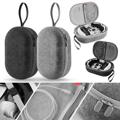 Portable Carrying Case for Meta Quest 3 - Travel-Sized VR Storage Bag with Larger Capacity, Protective EVA Material for Quest 3 Accessories
