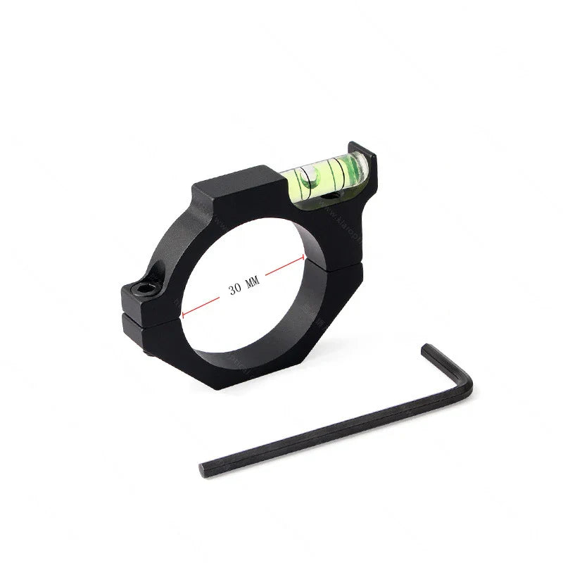 Alloy Rifle Scope Laser Bubble Spirit Level – Level Gauge Ring Mount Holder for 25.4mm, 30mm, 35mm Scope Tubes
