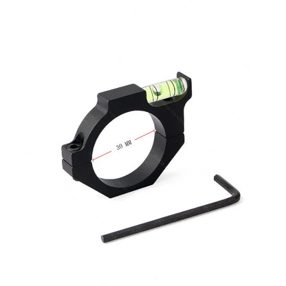 Alloy Rifle Scope Laser Bubble Spirit Level – Level Gauge Ring Mount Holder for 25.4mm, 30mm, 35mm Scope Tubes
