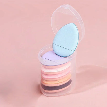 3/10PCS Mini Cosmetic Cushion Puffs – Professional Finger Puffs for Foundation & Concealer Makeup