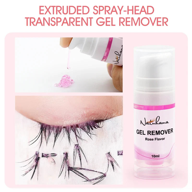 NATUHANA Eyelash Extension Jelly Remover – Fast, Safe, Non-Irritating Gel Glue Remover for Makeup