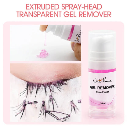 NATUHANA Eyelash Extension Jelly Remover – Fast, Safe, Non-Irritating Gel Glue Remover for Makeup