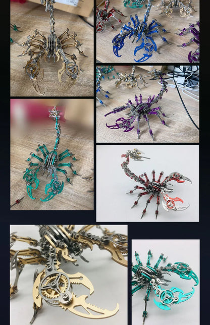 3D Metal Mechanical Insect Puzzle – Anti-Stress Assembly Toy Kit for Kids and Adults