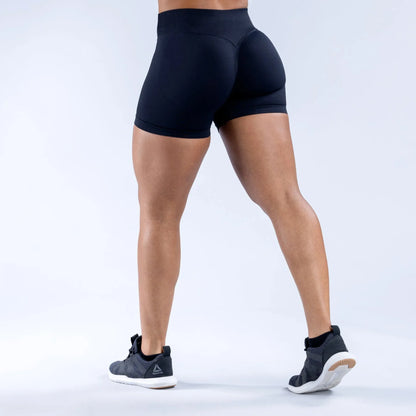 Women’s Impact Seamless Yoga Shorts — Scrunch Bum Low Waist Butt-Lifting Gym & Running Workout Leggings