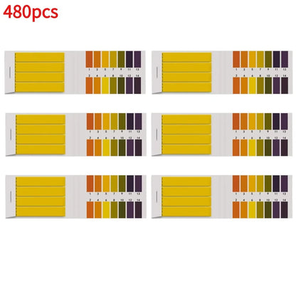 80-800pcs PH Litmus Test Strips — Professional 1-14 Indicator Paper for Water, Cosmetics, Soil Acidity Testing and Measurement