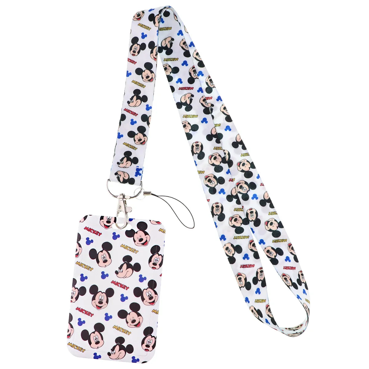 Cartoon Stitch Credential Holder Lanyard – Cute Neck Strap for Keychain, Pass & Credit Card Holder Accessories
