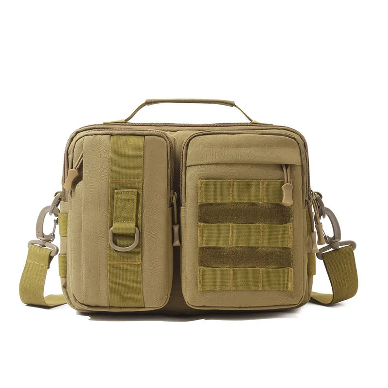 Trekking Tactical Shoulder Bag – Molle Sling Crossbody for Men, Camping, Hiking, Travel, Climbing & Fishing Weekend Outdoor Bag