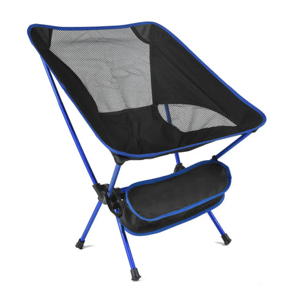 Portable Lazy Back Chair – High-End Lightweight Aluminum Alloy Folding Moon Chair for Outdoor Camping & Travel