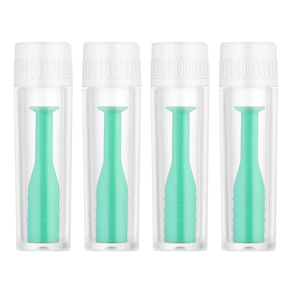 4pcs Contact Lens Suction Stick Set – Inserter & Remover Plunger Tweezers Eye Care Tool Kit for Lens Handling