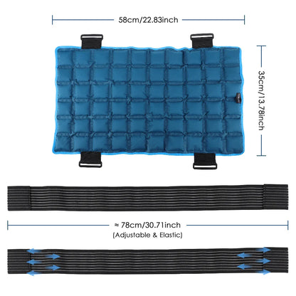 Large 13x22 Inch Reusable Ice Pack — Hot & Cold Wrap for Back, Knee, Leg, Neck, Shoulder & Hip Pain Relief