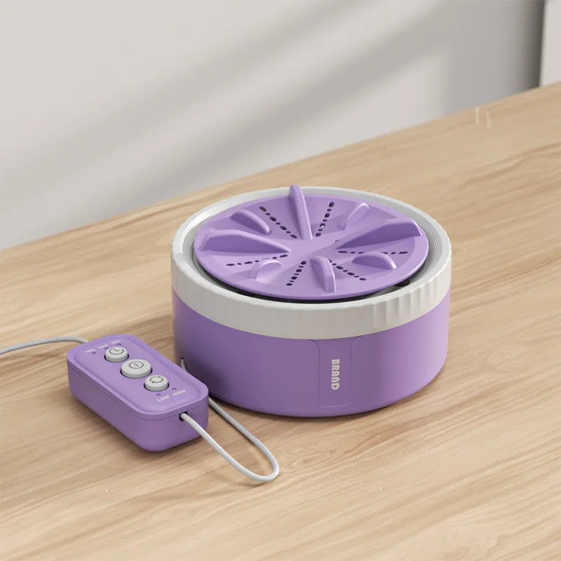 3 Gear Mini Washing Machine – Portable Rotating Turbine Washer for Underwear, Socks & Baby Clothes