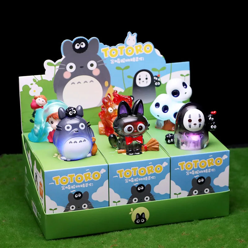 Multiple Styles Hayao Miyazaki Anime Blind Box Figurines – Fairy Tale Elves Scene, Student Gift & Wholesale Collectibles