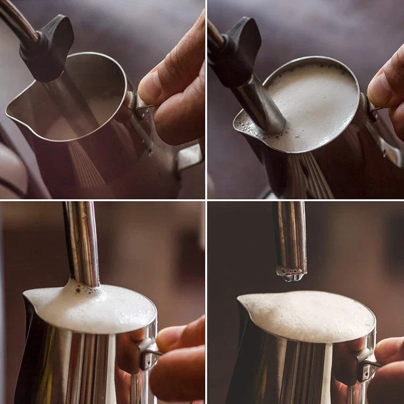 Stainless Steel Milk Frothing Pitcher Jug – 100ML–2000ML Espresso Barista Latte & Cappuccino Cream Foam Maker Cup