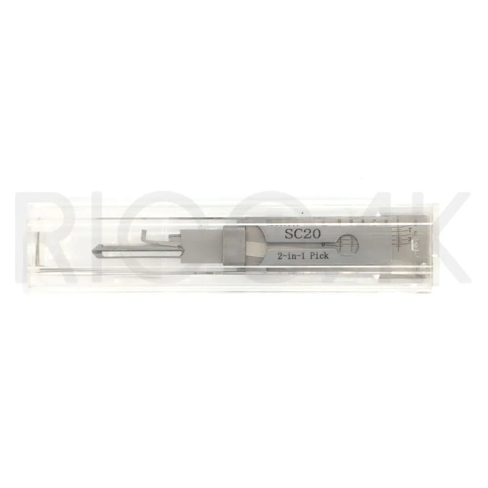 Lishi 2-in-1 Locksmith Tool — SS001, SS002, SS002R Pro, R52, KW1, KW5, SC1, SC4, SC20, M1/MS2, AM5, TE2 for Home & Civil Door Locks