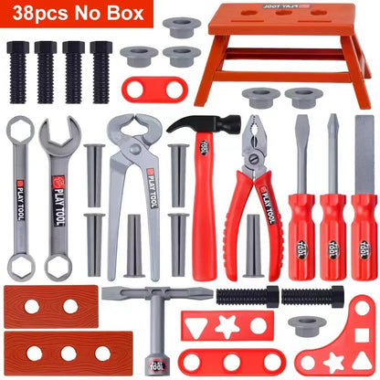 Kids Tool Set - Toy Drill Construction Pretend Play Kit for Toddler Boys & Girls Learning Gift