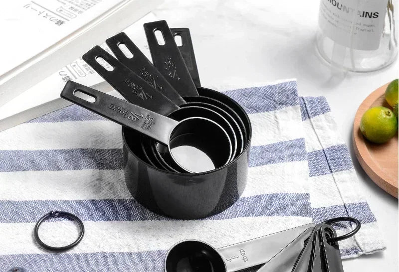 10PCS Measuring Spoons & Cups Set – Multipurpose Kitchen Cooking, Baking Tools for Cake, Flour & Food, Home Accessories