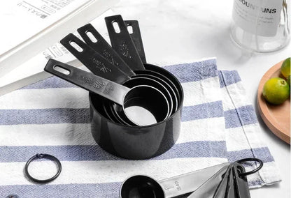 10PCS Measuring Spoons & Cups Set – Multipurpose Kitchen Cooking, Baking Tools for Cake, Flour & Food, Home Accessories