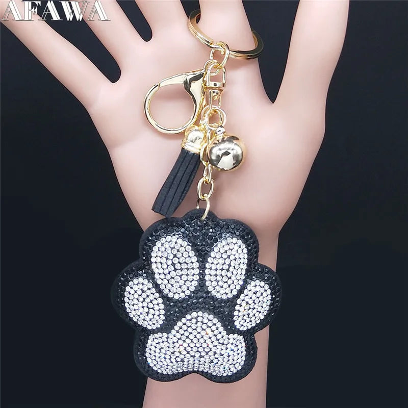 Ladybug Crystal Keychain - Tassel Bag Charm & Decorative Key Ring for Women & Men
