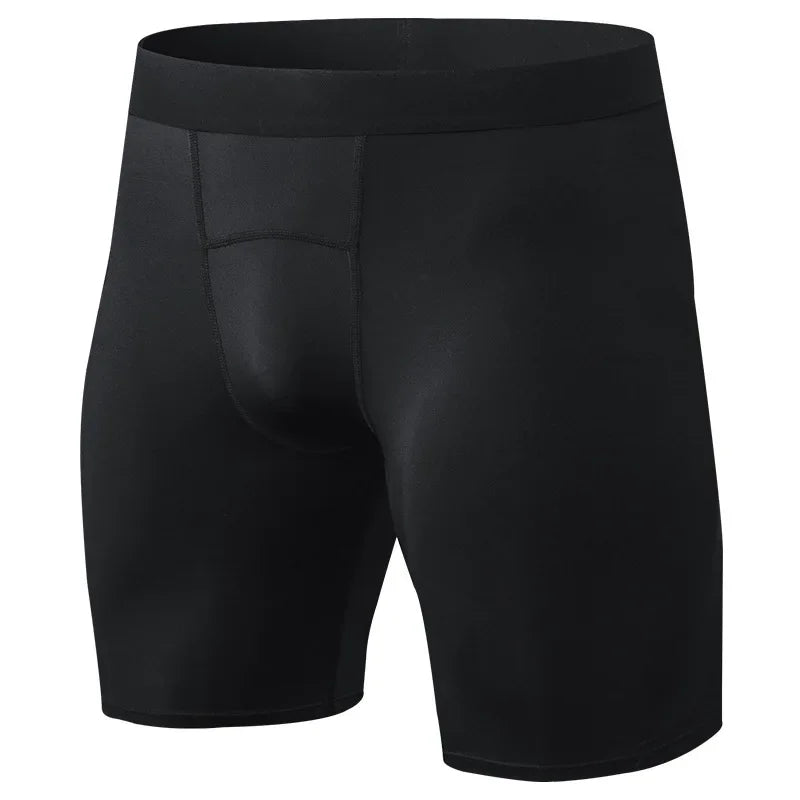 Men’s Gym Compression Shorts – Breathable Quick-Dry Fitness & Bodybuilding Training Jogger Shorts, Elastic Sports Activewear
