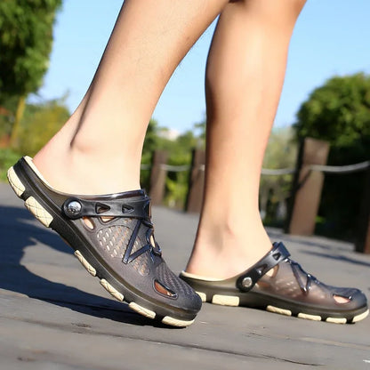 MAEDEF Men’s Summer Slippers – Anti-Slip, Wear-Resistant Comfortable Beach & Home Sandals