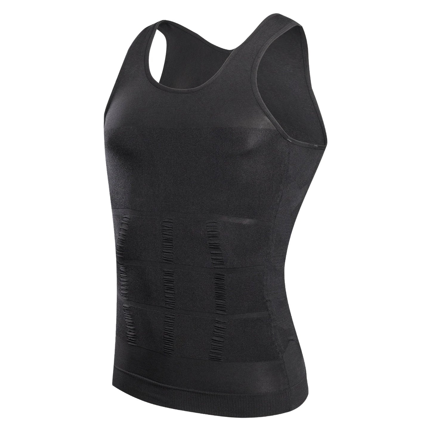 Men’s Compression Body Shaper Tank Top — Slimming Abs Abdomen Tummy Control Gym Workout Shapewear