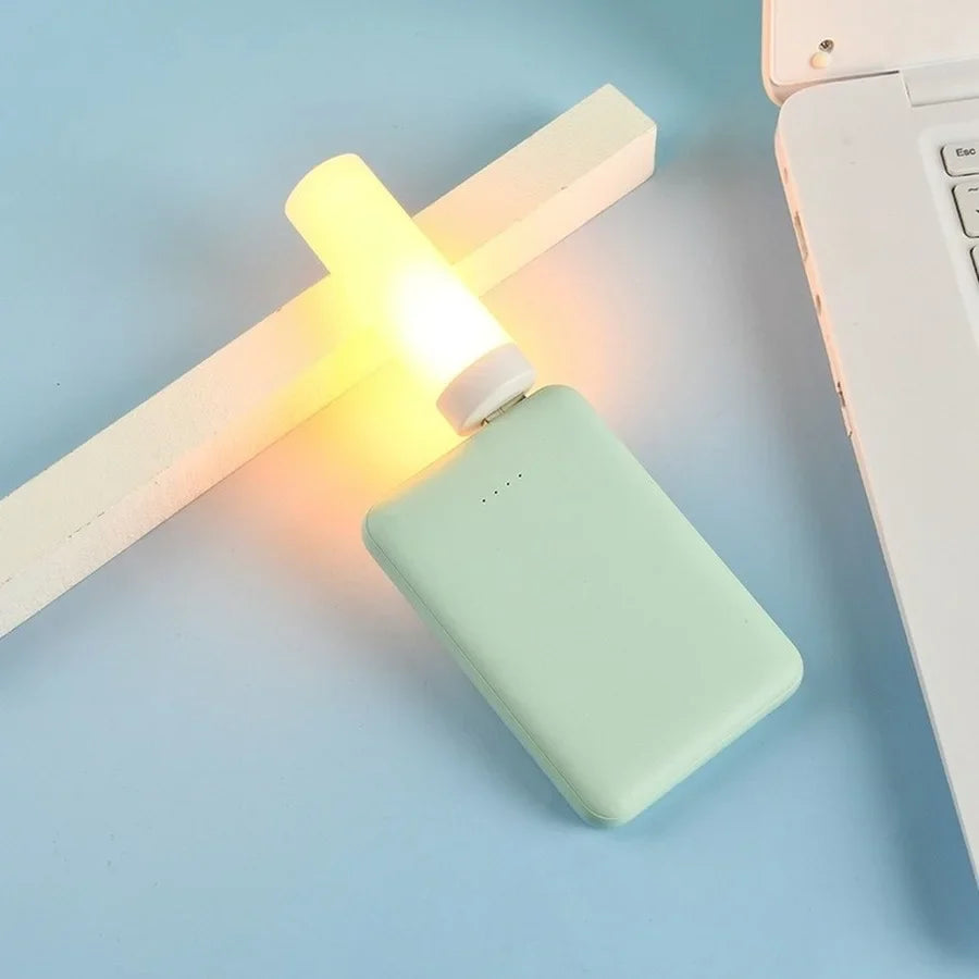 LED Atmosphere USB Light – Flame Flashing Candle Effect Book Lamp for Power Bank, Camping, and Cigarette Lighter Lighting