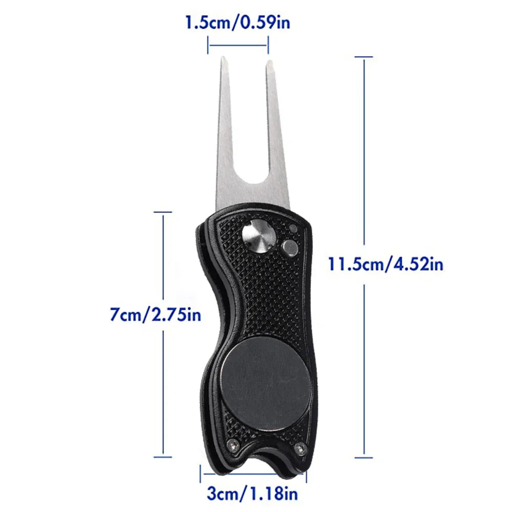 Golf Towel Microfiber Waffle Pattern Brush Tool Kit: Club Groove Cleaner & Divot Repair Tool - Essential Golf Accessories