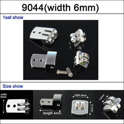 10 Sets Eyeglasses Hinge Replacement - Plastic Frames, Acetate Sunglasses, Wooden Glasses Repair Parts & Accessories