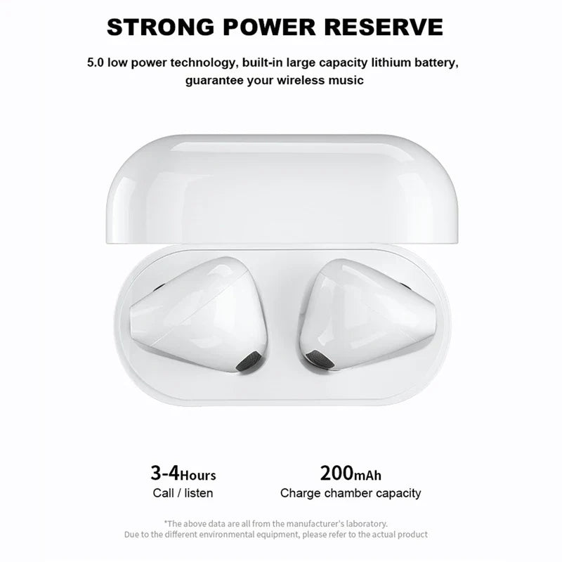 Pro 4 TWS Wireless Earbuds – Bluetooth 5.3 Waterproof Headphones with Mic for Xiaomi & iPhone