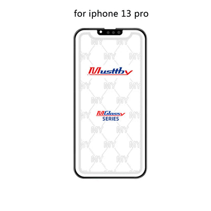 Musttby 5PCS Front Outer Glass + OCA for iPhone — 1:1 Original Touch Screen Repair for iPhone 11/12/13/14 Pro & X/XS Max