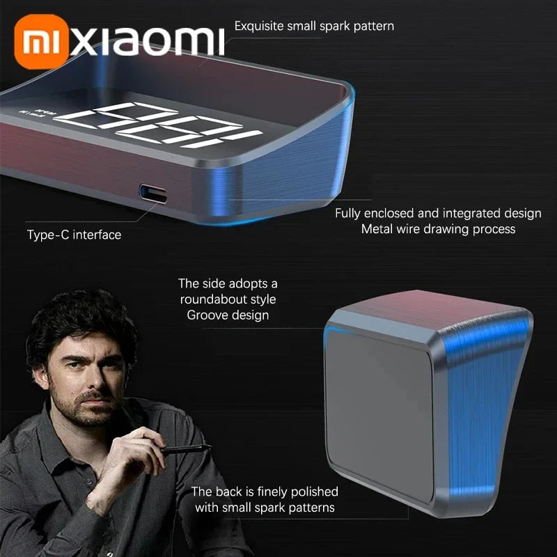 Xiaomi Car HUD Speedometer – Digital GPS Compass Head-Up Display Windshield Projector Multifunctional Accessory
