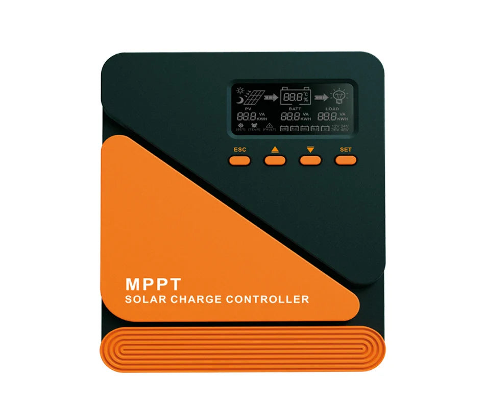 EASUN MPPT Solar Charge Controller — 10A-60A Regulator for 12V/24V Battery, 100V PV Input
