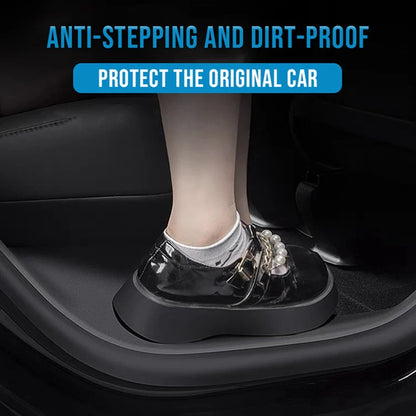 Rear Door Sill Cover for Tesla Model Y (2022–2024) – Anti-Dirty Kick Guards, Trim Protector Film & Welcome Pedal Pads