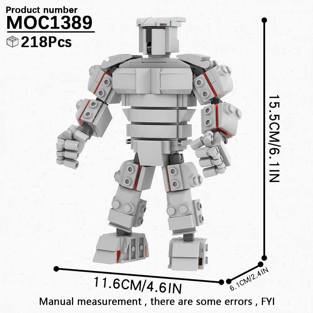 MOOXI Movie Series MOC BrickHeadz Building Blocks Set – DIY Educational Toy for Kids