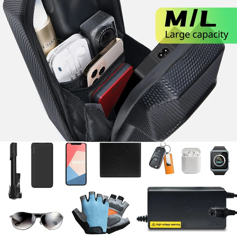 NEWBOLER Waterproof Electric Scooter Bag – Front Storage for Xiaomi Scooter & Bike Accessories