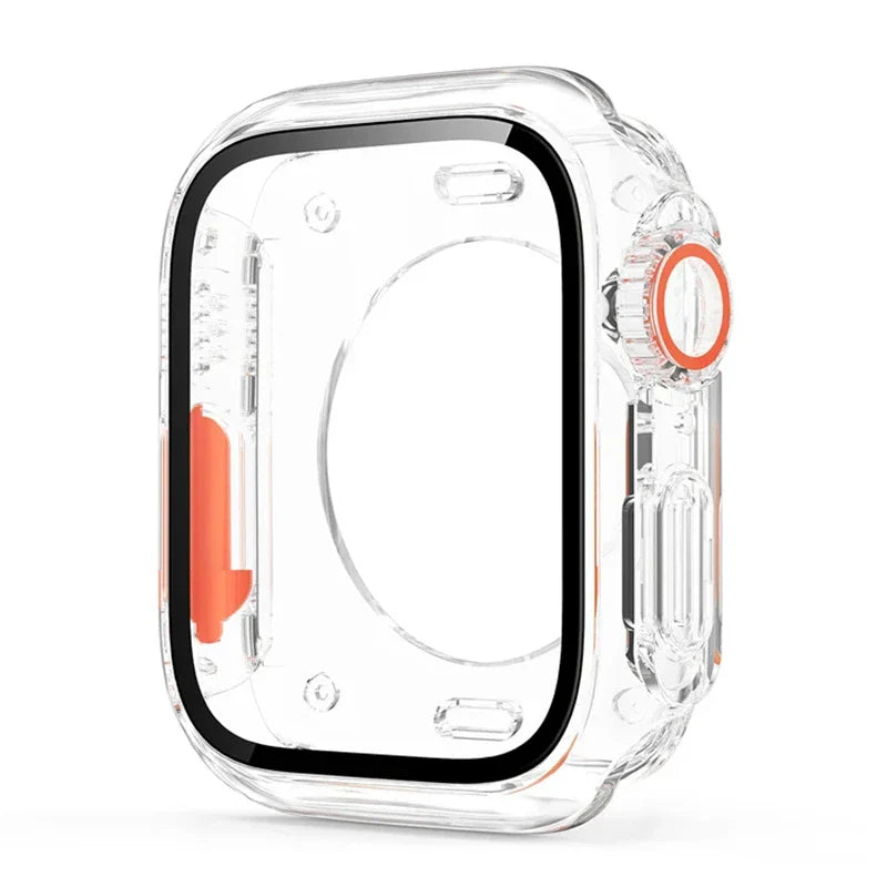 Hard PC Front & Back Screen Protector Case for Apple Watch Series 4-9 & SE/Ultra – 40mm-45mm iWatch Cover