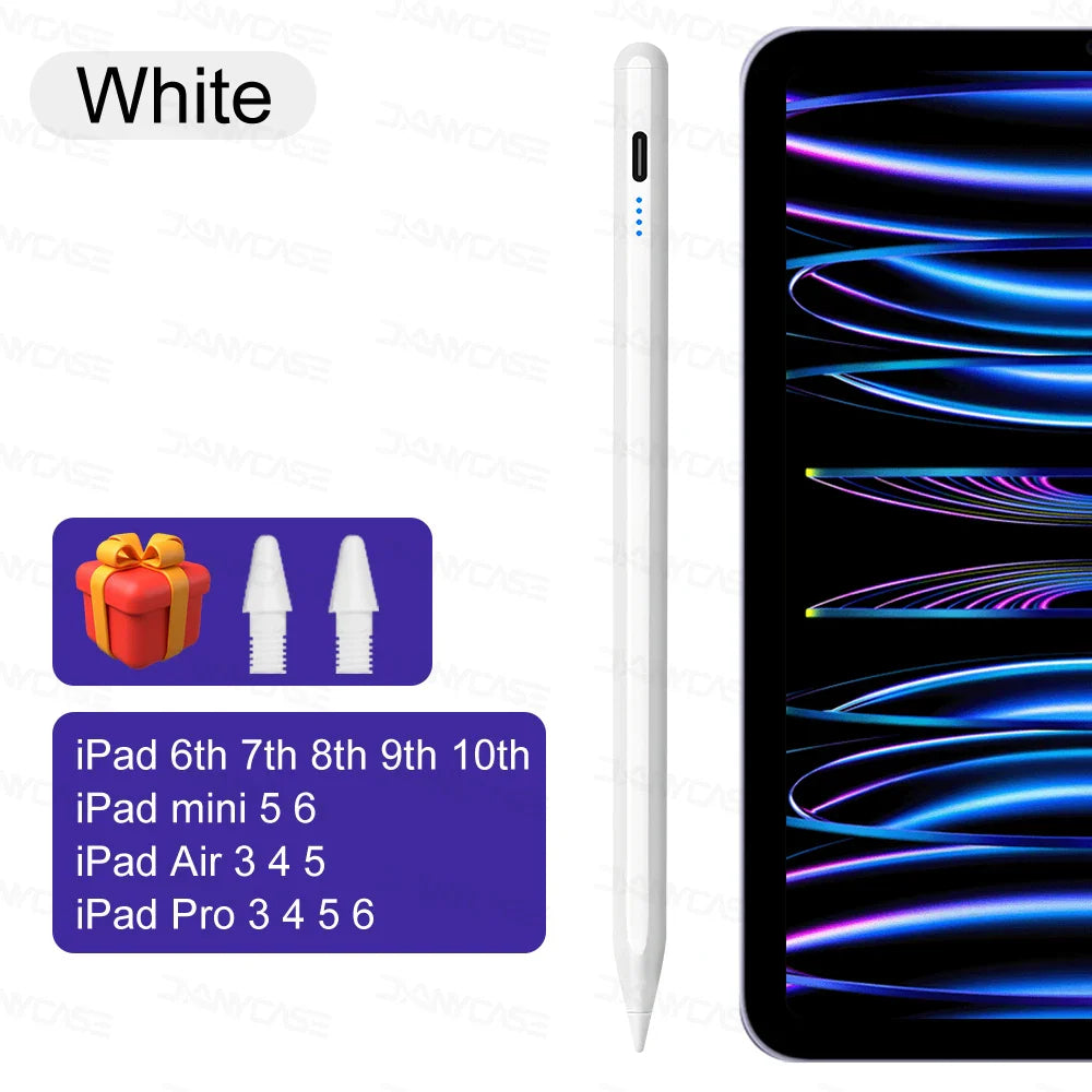 2025 iPad Stylus Pen with Palm Rejection — Compatible with iPad Pro, Air, Mini & 5th–13th Gen Models