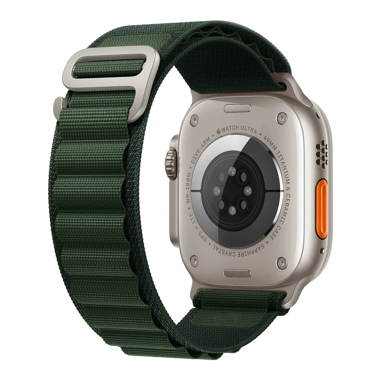 Alpine Loop Nylon Sport Strap for iWatch — Compatible with Series 4–10, 42/46/49mm Bands